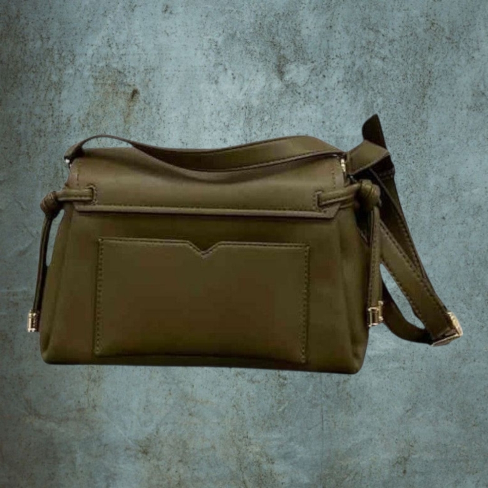 MICHAEL KORS Pearl Vegan Leather Magnetic Flap Two Way Shoulder Crossbody Bag - Picture 5 of 16